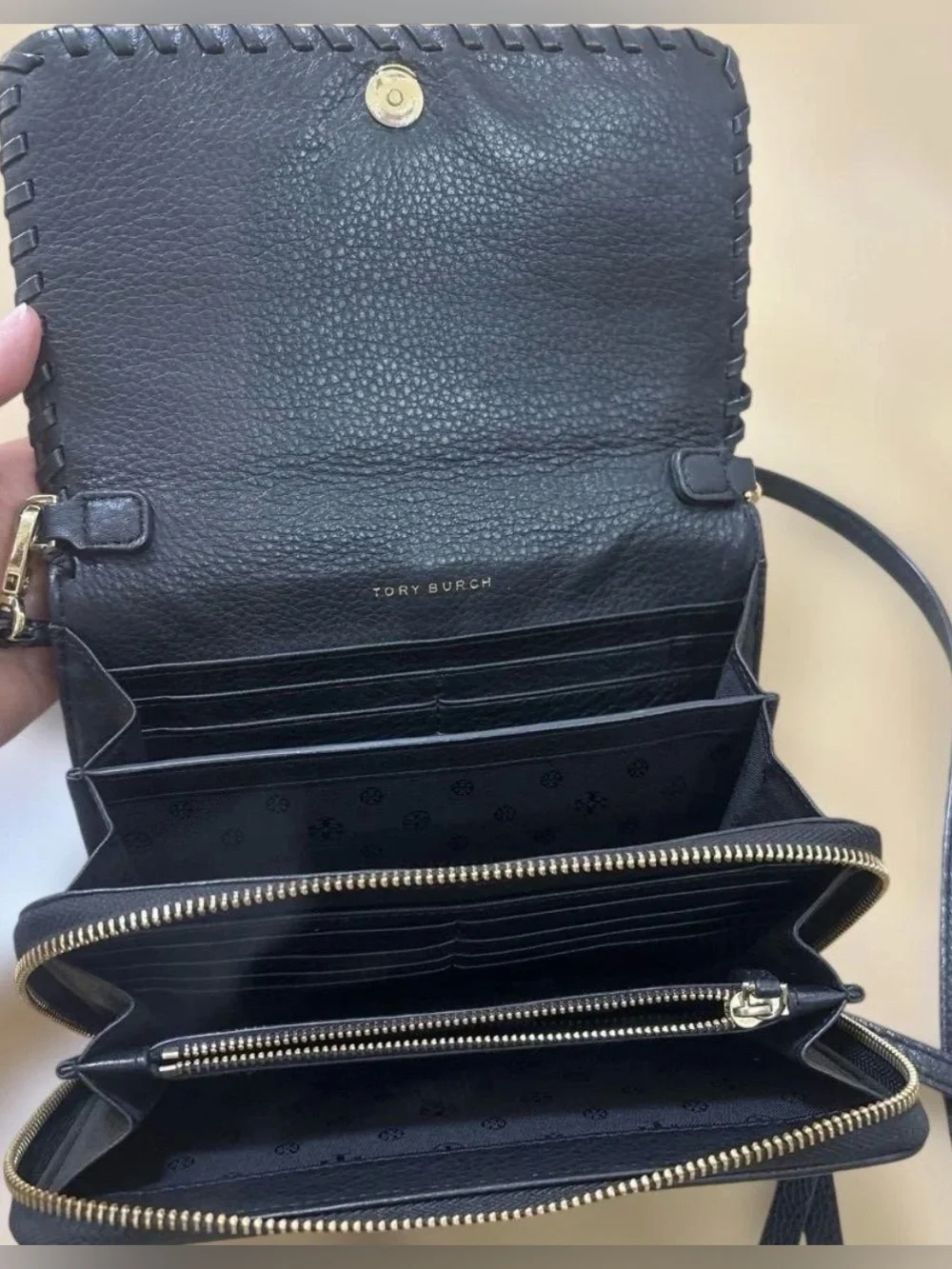 Tory Burch Marion Flat Shoulder Bag WOC